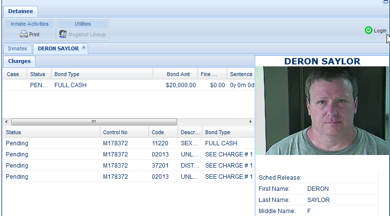 How do you look up jail inmate information for Harlan County?