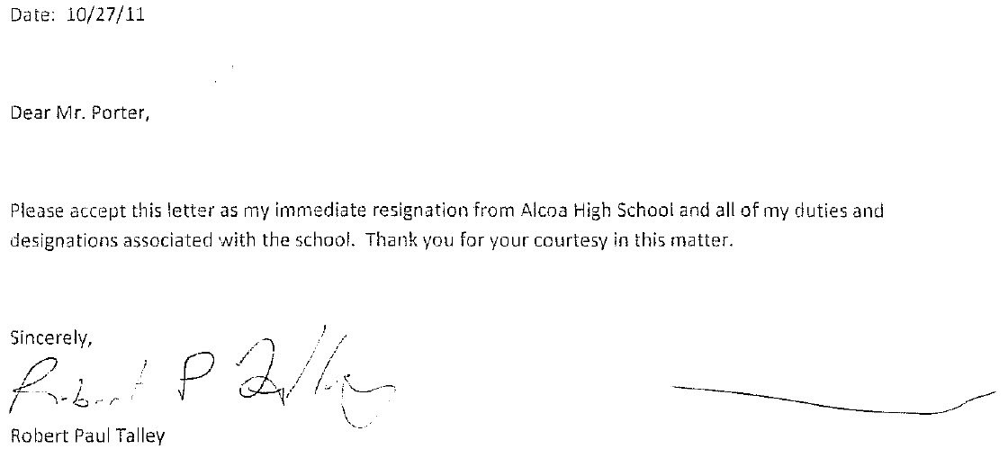 talley paul resignation from school 27 oct 2011.jpg